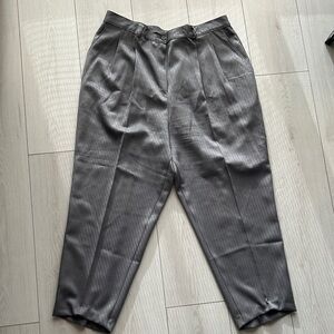 Alia Women's Gray Pleated Pantsuit